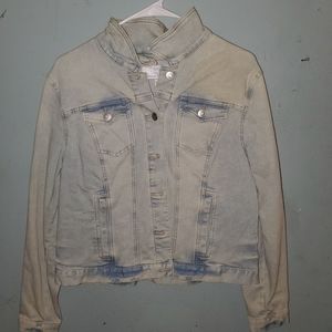 Washed out jean jacket